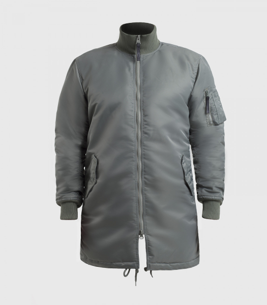 Куртка Бомбер B-17 Long Turbo Olive/Orange apolloget