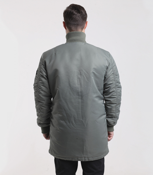 Куртка Бомбер B-17 Long Turbo Olive/Orange apolloget