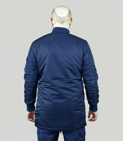 Куртка бомбер B-17 Long REP BLUE/ORANGE