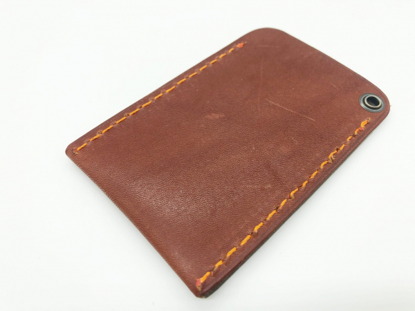 Card Holder с люверсом светло коричневый