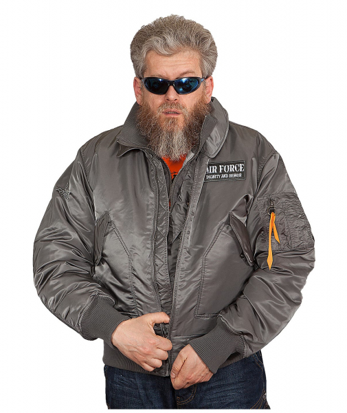 Бомбер AIR FORCE Gun Grey/Gun Metal