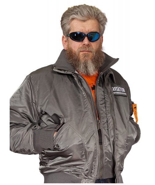 Бомбер AVIATOR Gun Grey/Gun Metal