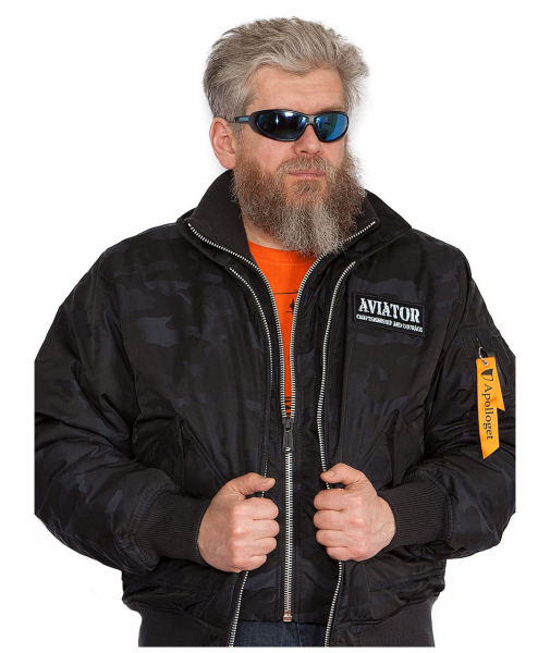 Бомбер AVIATOR Night Camo/Night Sky