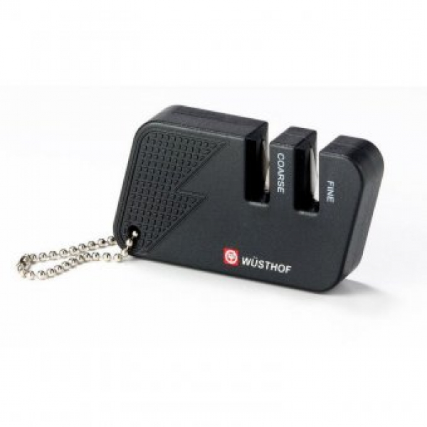 Точилка для ножей, двухуровневая, карманная, цвет черный, серия Sharpeners, WUESTHOF, Золинген, Германия