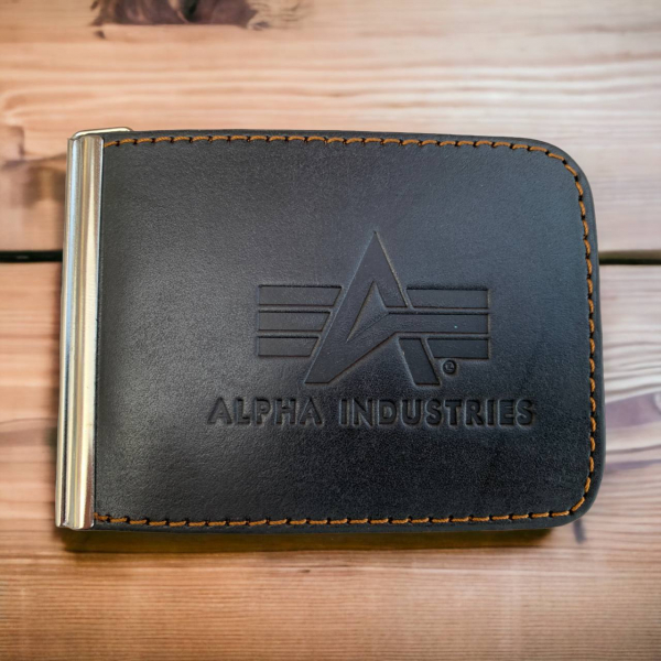 Зажим для денег Black Broun "Alpha Industries"