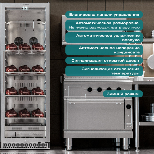 Холодильник для сухого вызревания мяса Meyvel MM-135SR