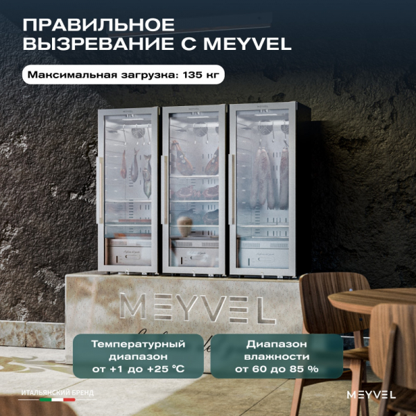 Холодильник для сухого вызревания мяса Meyvel MM-135SR