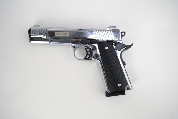 Сигнальный пистолет K1911 KURS Classic кал. 5,5 мм 10ТК хром