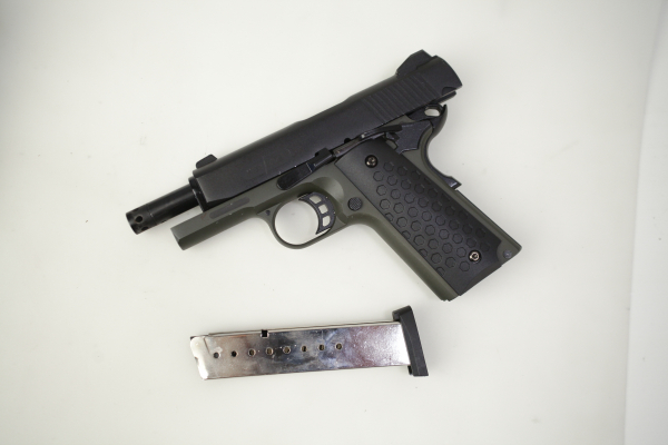 Сигнальный пистолет K1911 KURS Compact кал. 5,5 мм 10ТК хаки