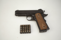 Сигнальный пистолет K1911 KURS Compact кал. 5,5 мм 10ТК черный