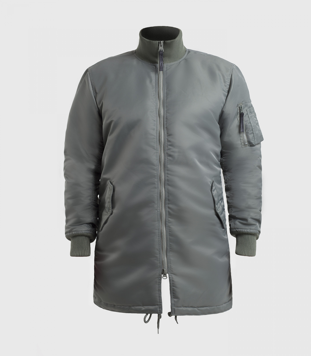 Куртка Бомбер B-17 Long Turbo Olive/Orange apolloget — изображение 2