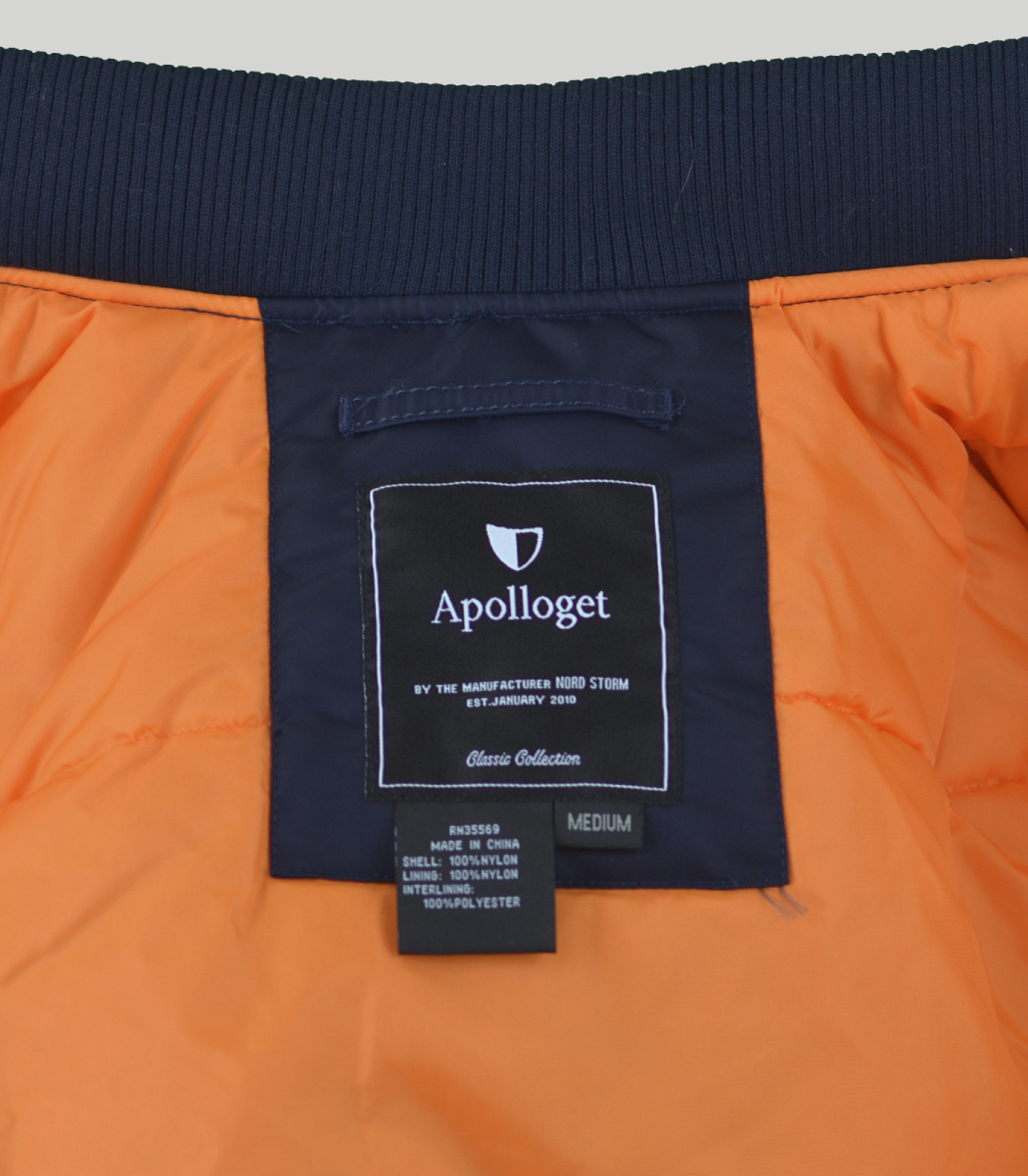 Куртка бомбер B-17 Long REP BLUE/ORANGE — изображение 5
