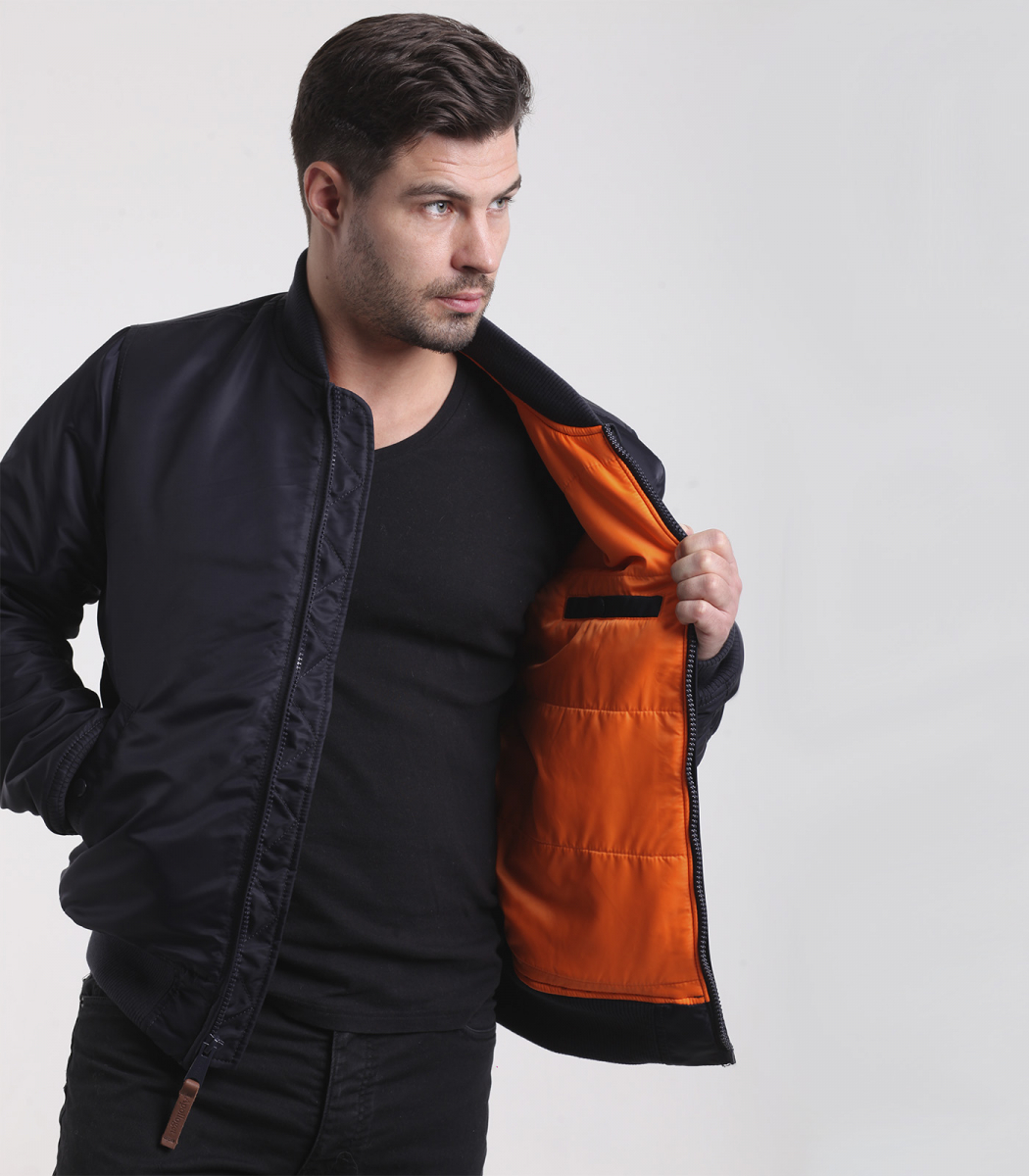 Куртка Бомбер B-17 INK/Orange apolloget — изображение 6