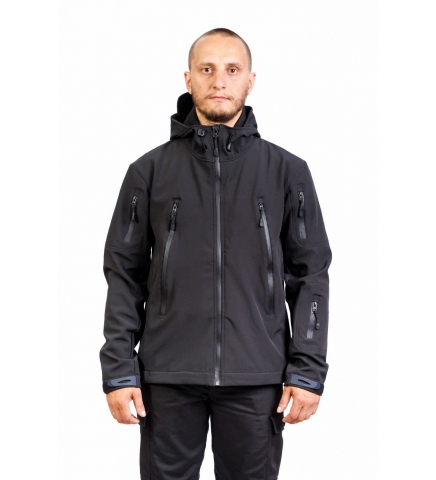 Куртка Soft Shell TM Wolf черная