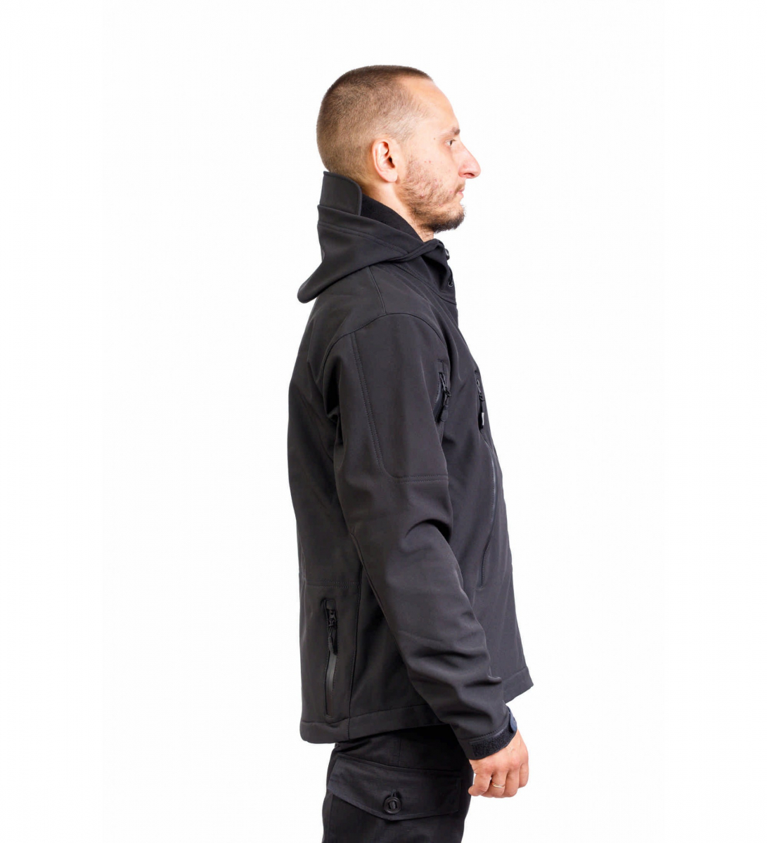 Куртка Soft Shell TM Wolf черная — изображение 2