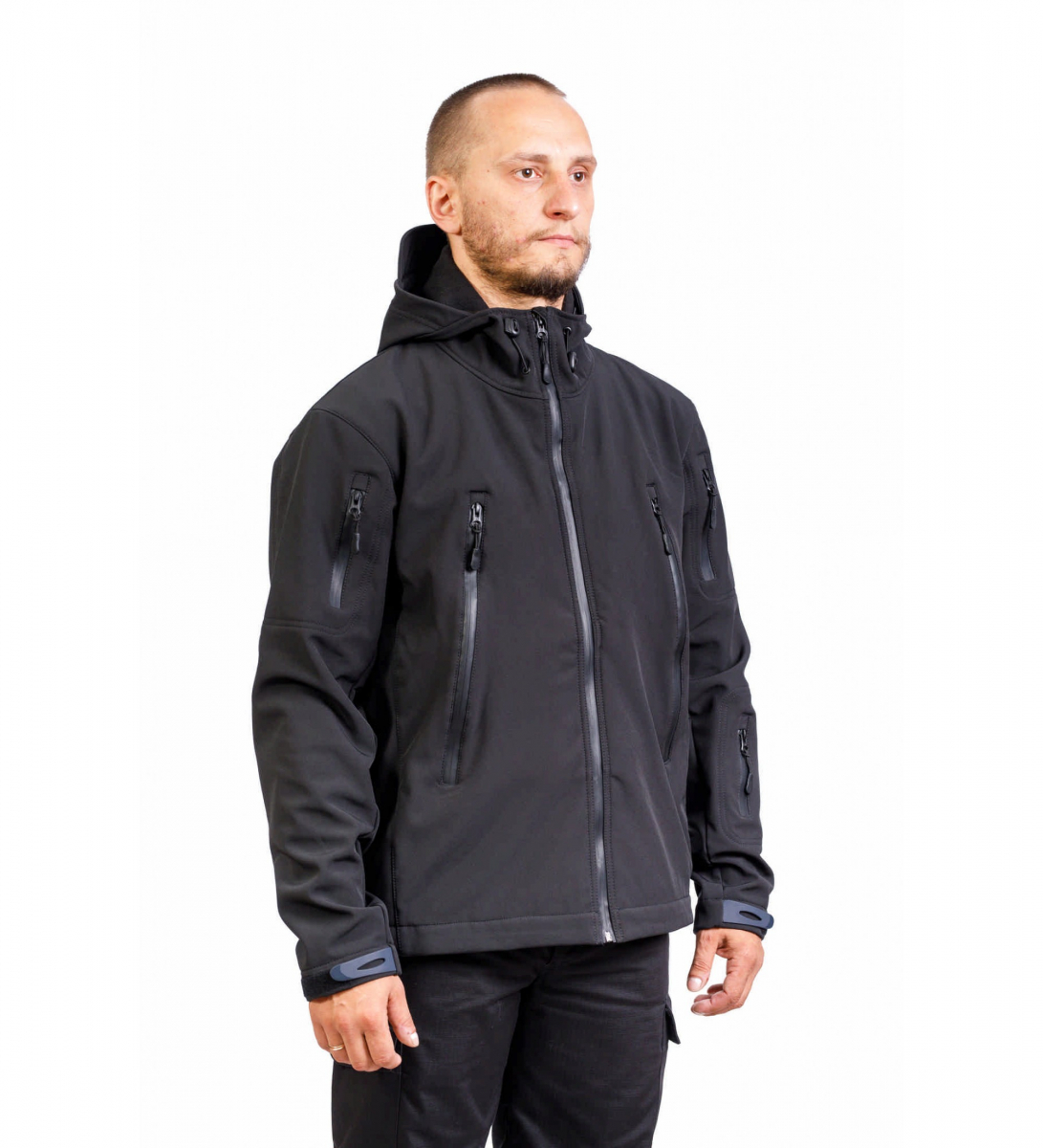 Куртка Soft Shell TM Wolf черная — изображение 3