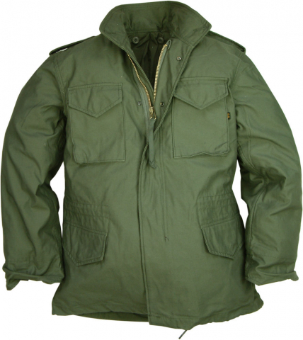 Куртка Alpha M65 легкая, olive ( Реплика)