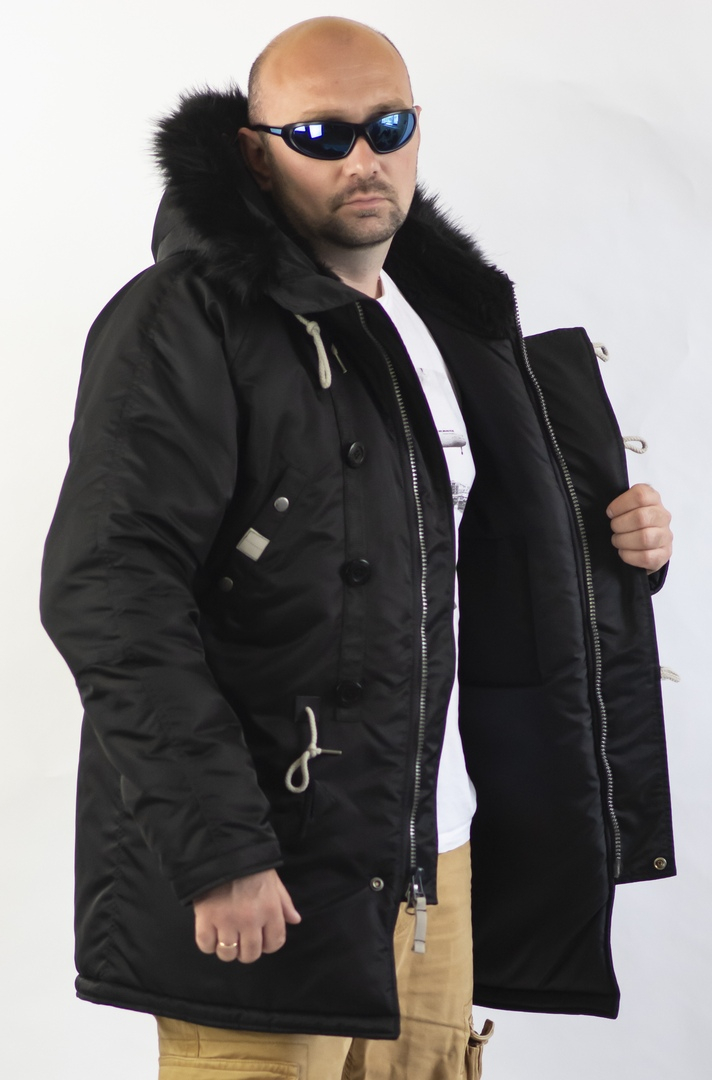 Куртка мужская SAPPORO Black/ Black Apolloget — изображение 2