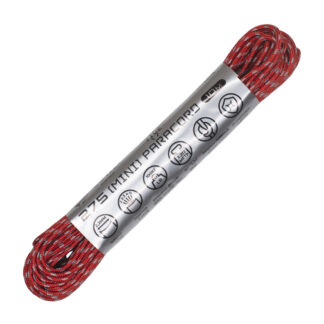 Паракорд 550 CORD nylon 10м световозвращающий (red)