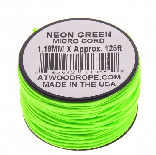 Micro Cord 38м Neon green