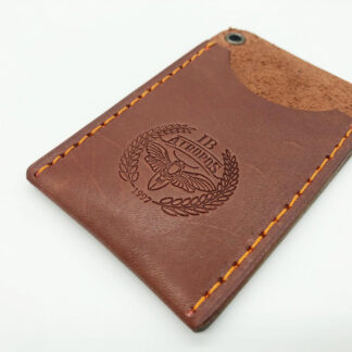 Card Holder с люверсом светло коричневый