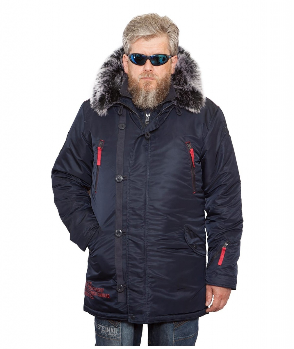 Парка Arctic Fleece Night Sky/Red