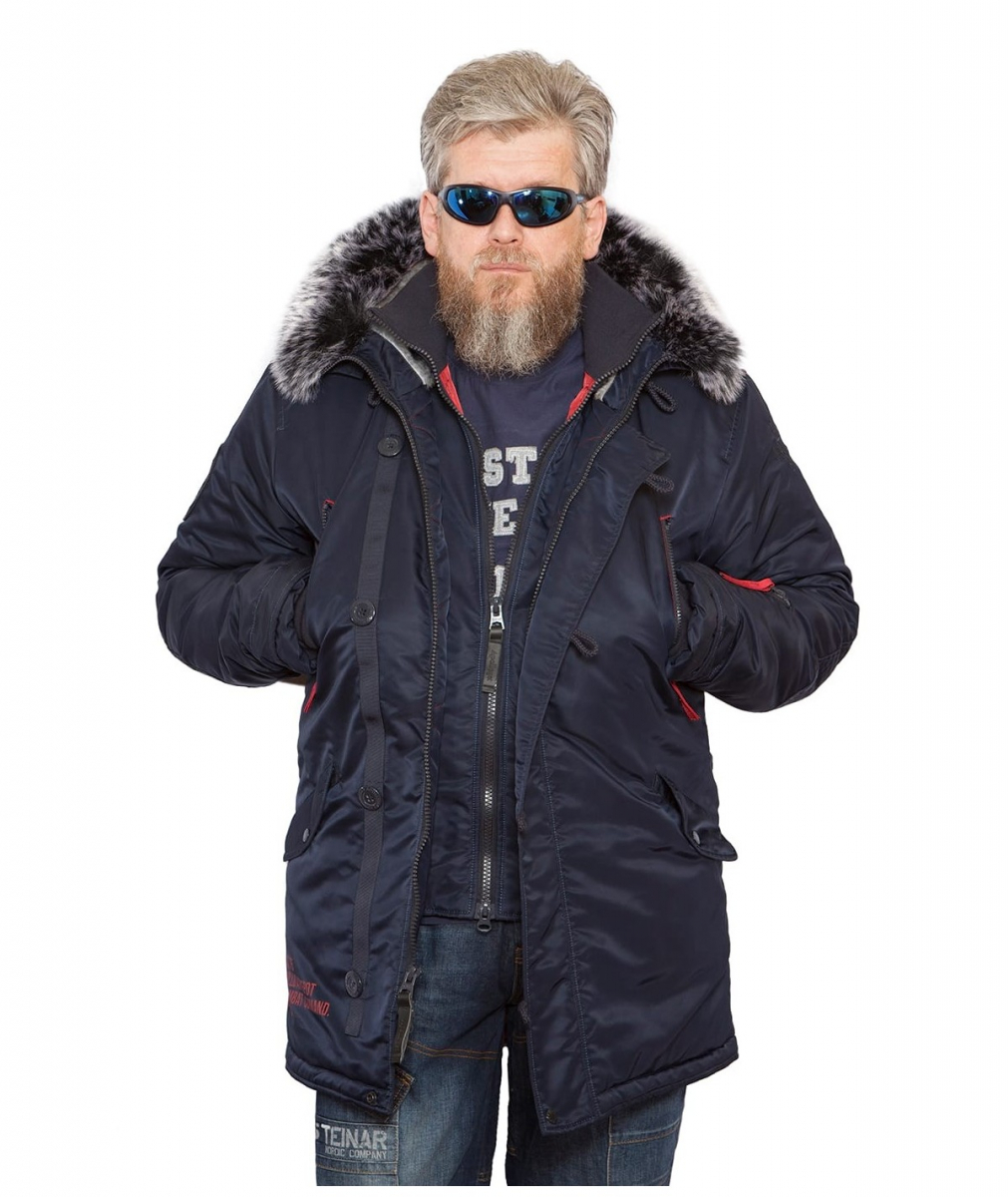 Парка Arctic Fleece Night Sky/Red — изображение 3
