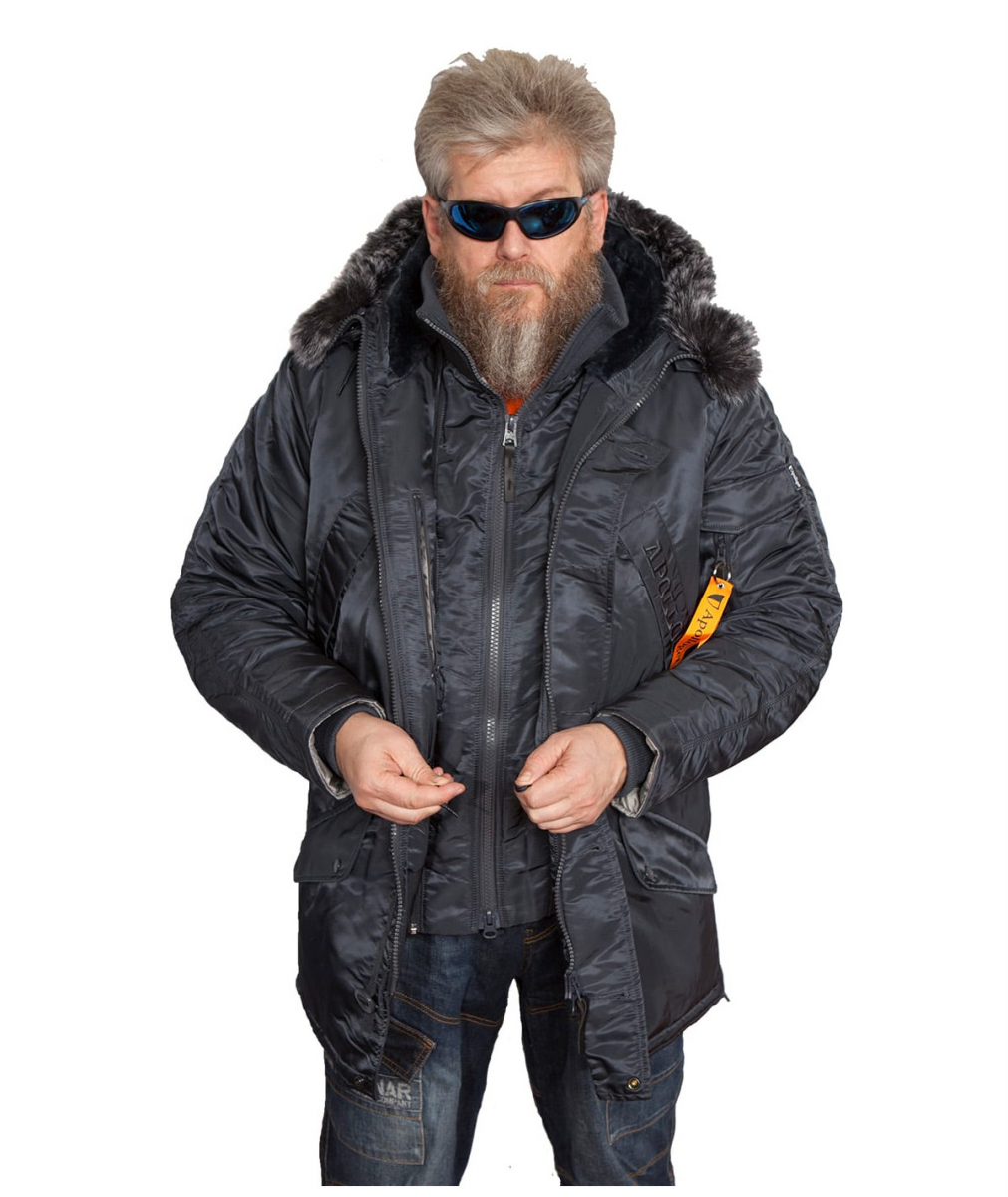 Парка EVEREST Steel Blue/Gun Metal — изображение 2