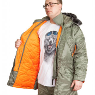 Парка EVERREST Olive/Orange