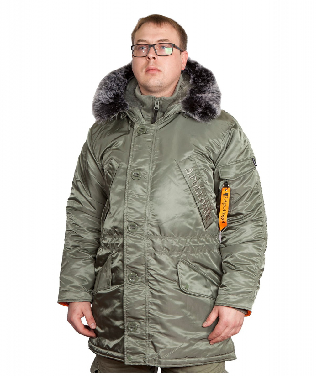 Парка EVERREST Olive/Orange — изображение 5