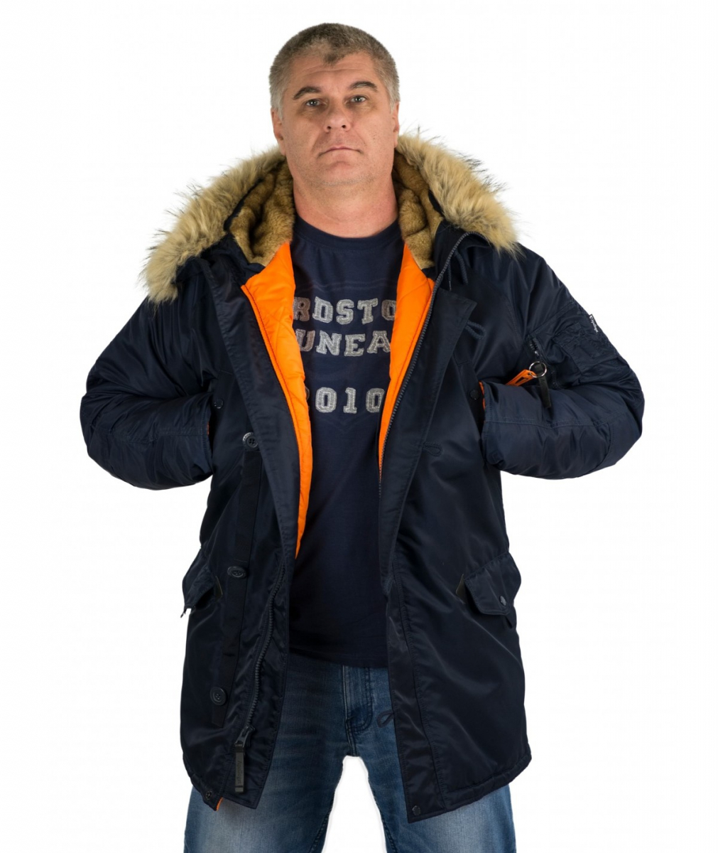 Аляска Парка Husky Long Rep.Blue/Orange Apolloget