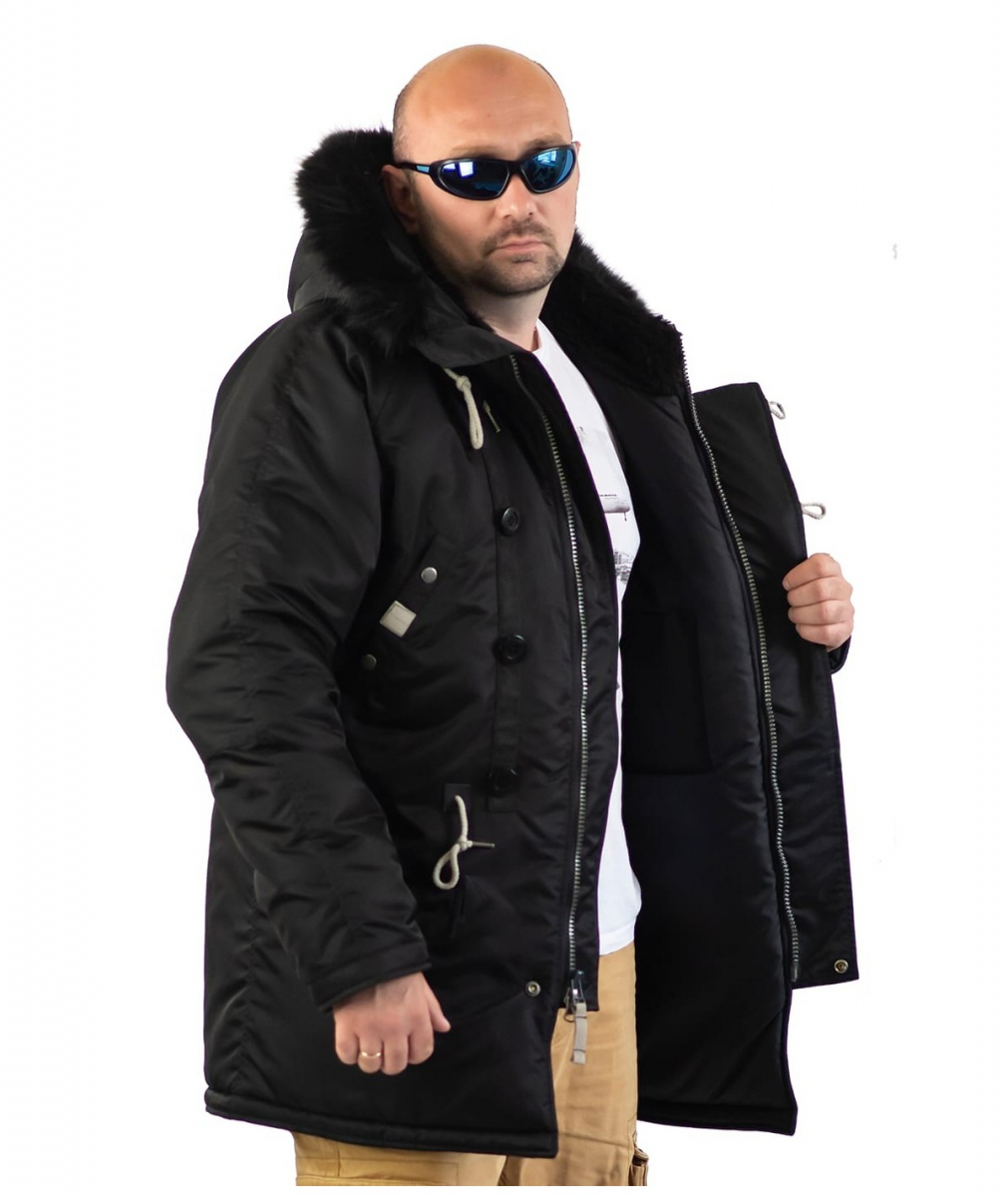 Парка Sapporo Black/Black