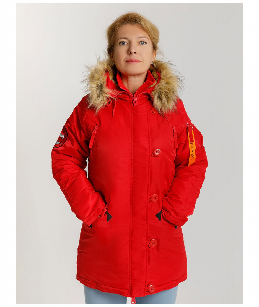 Парка Husky Wmn Flag Red/Flag/Red — изображение 5