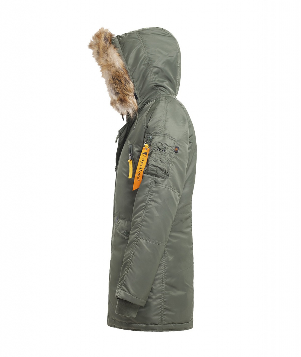 Парка Husky Wmn Sage Green Yellow