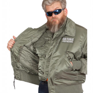 Бомбер AIR FORCE Olive/Olive