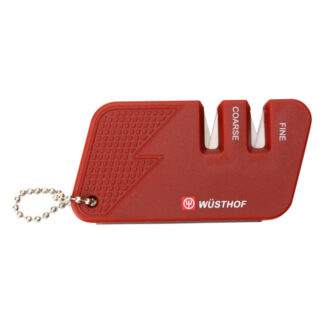 Точилка для ножей, двухуровневая, карманная, цвет красный, серия Sharpeners, WUESTHOF, Золинген, Германия