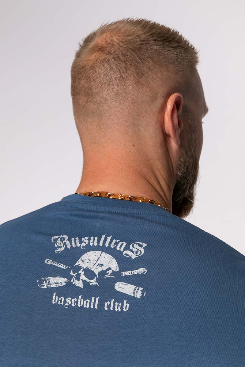 Футболка Rusultras Baseball Club синяя — изображение 3