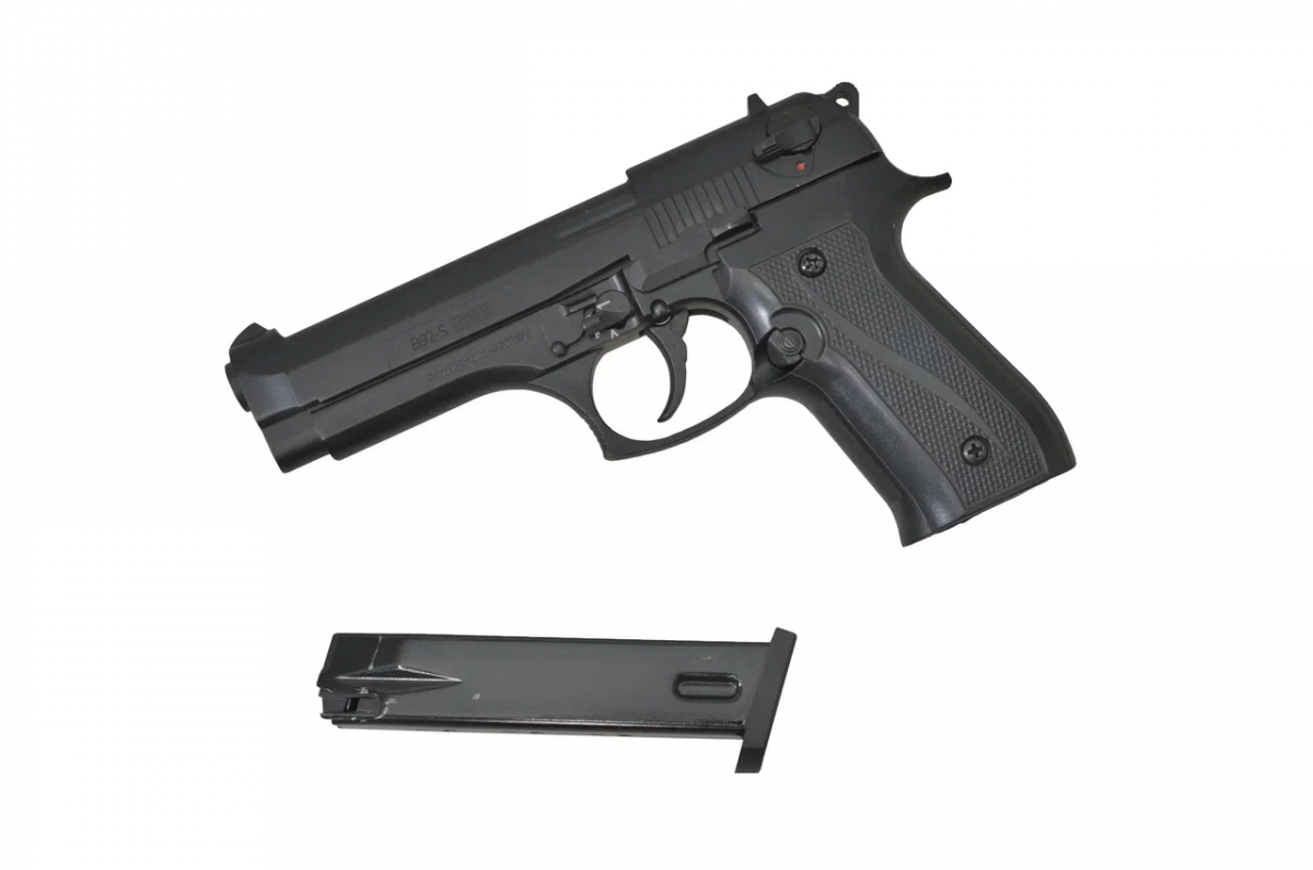 Сигнальный пистолет B92-S KURS кал. 5,5 мм 10ТК черный-матовый — изображение 5