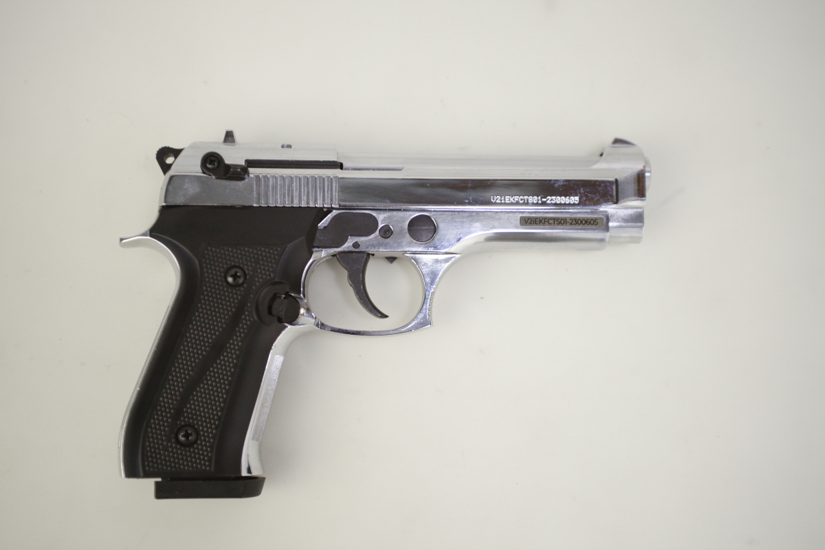 Сигнальный пистолет B92-S KURS кал. 5,5 мм 10ТК хром — изображение 2