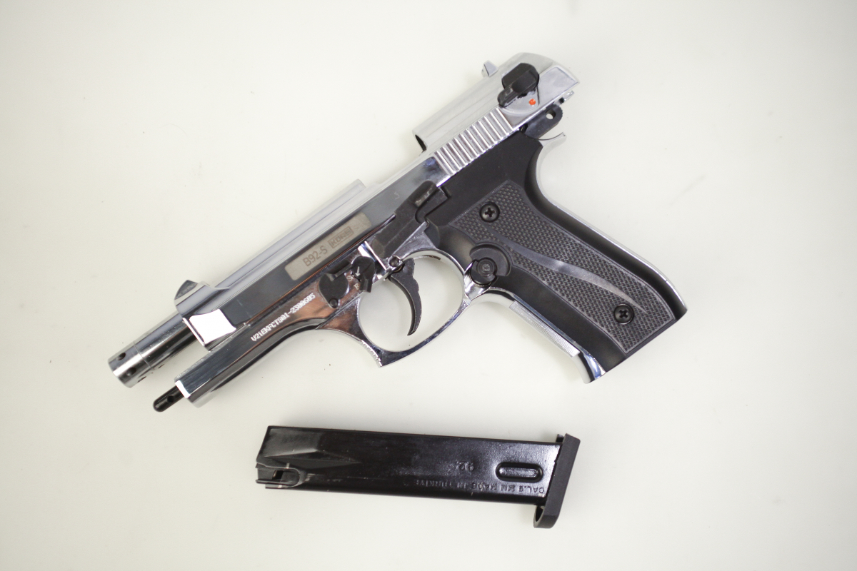 Сигнальный пистолет B92-S KURS кал. 5,5 мм 10ТК хром — изображение 3