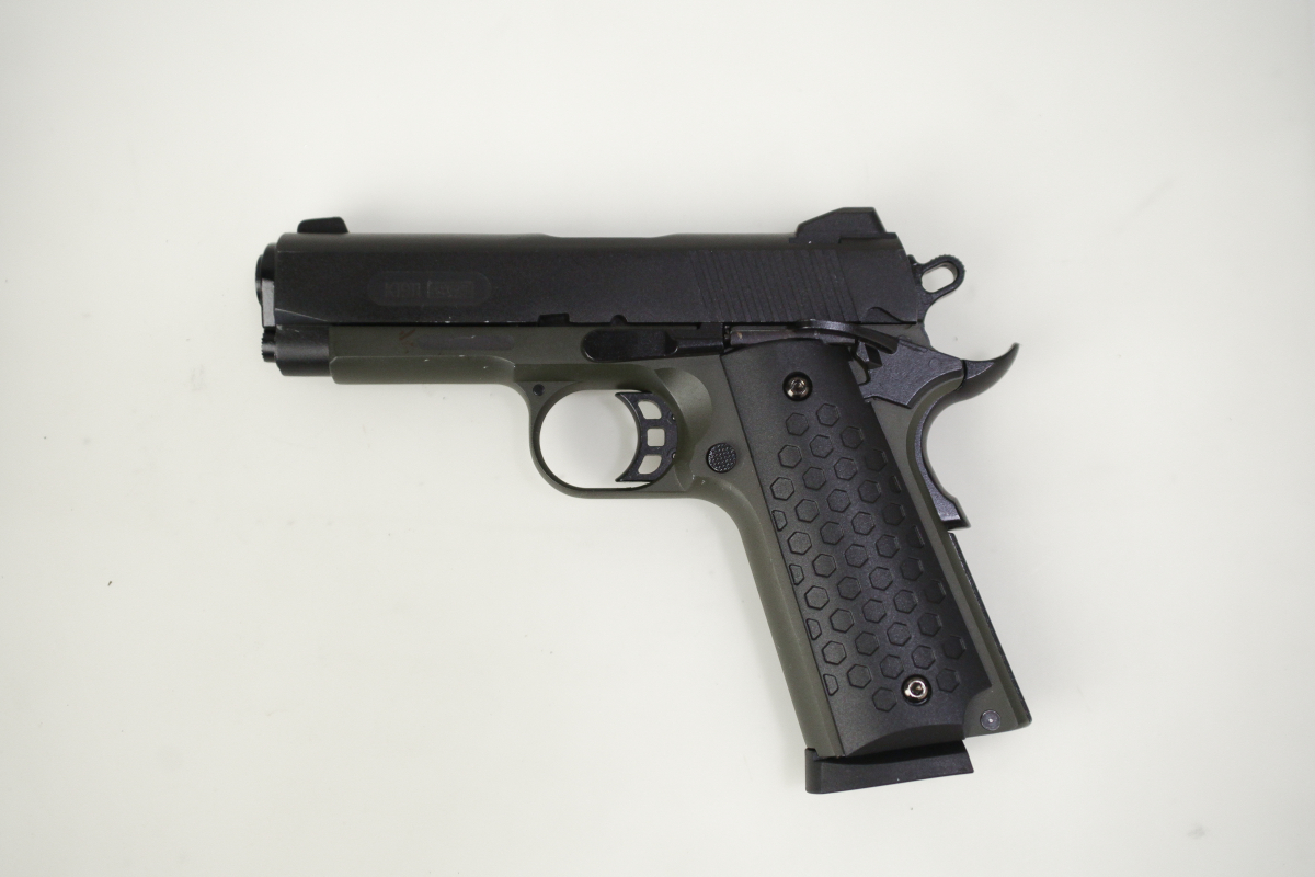 Сигнальный пистолет K1911 KURS Compact кал. 5,5 мм 10ТК хаки