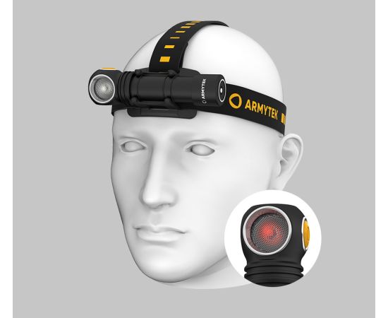 Armytek Wizard C2 WR Magnet USB / Белый и красный свет / 1100 лм и 230 лм / TIR 70°:120°/1x18650 (в комплекте)