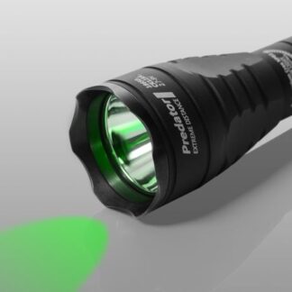 Armytek Predator / Зеленый / 200 лм / 5°:40° / 1x18650 или 2xCR123A