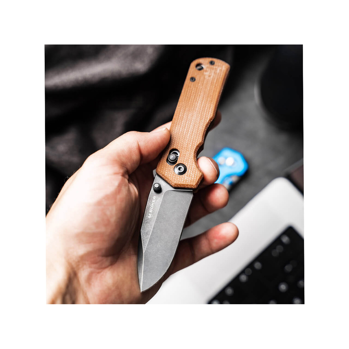Нож Boker 01SC710 Rockstub Brown Micarta — изображение 6