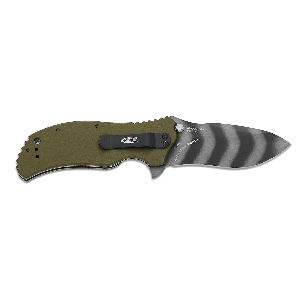 Нож Zero Tolerance 0350OLTS20 20th Anniversary Tiger Stripe — изображение 2