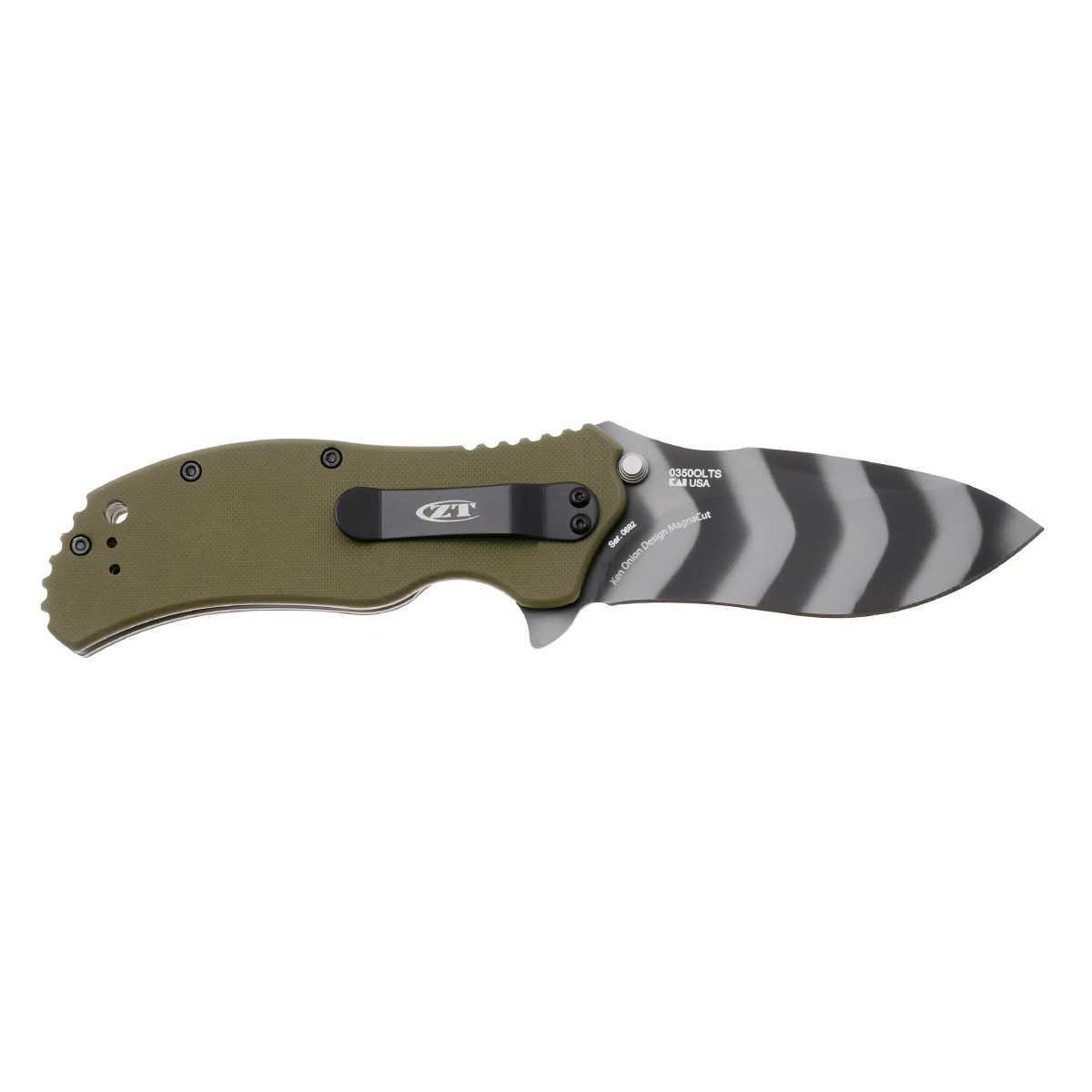 Нож Zero Tolerance 0350OLTS Tiger Stripe — изображение 2