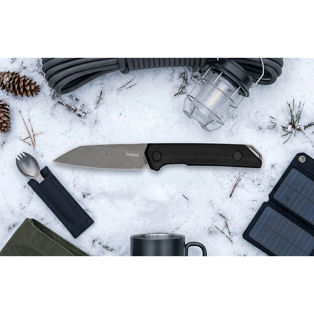 Нож KERSHAW Mini Iridium - Fixed Blade 1051 — изображение 4