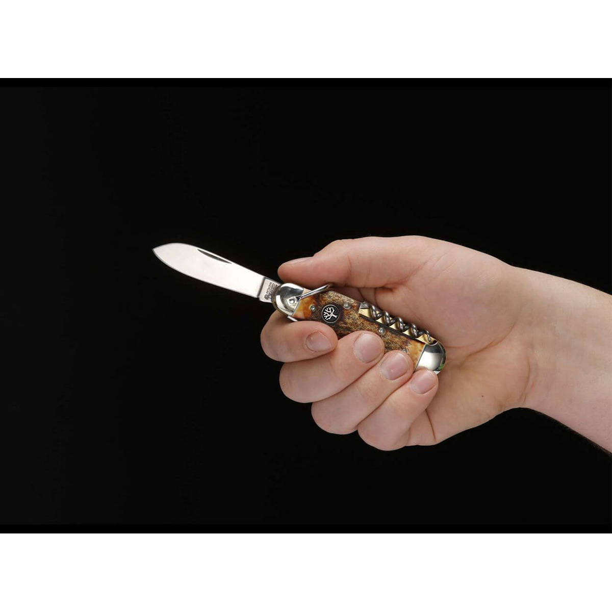 Нож Boker 110182HH Camp Knife Stag — изображение 4