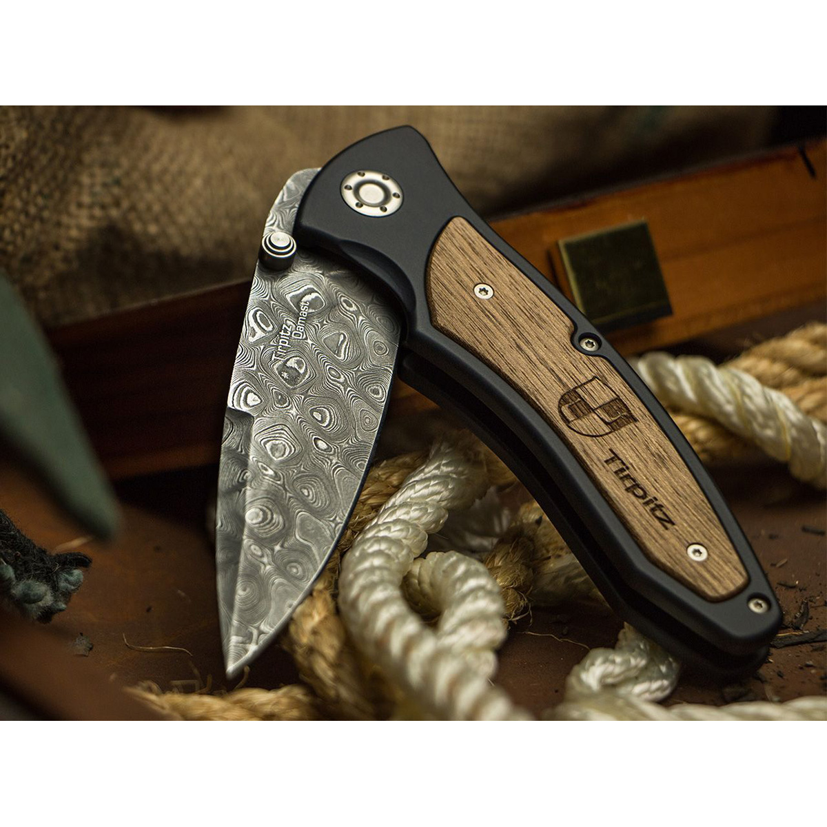 Нож Boker 110190DAM Tirpitz Damast — изображение 4