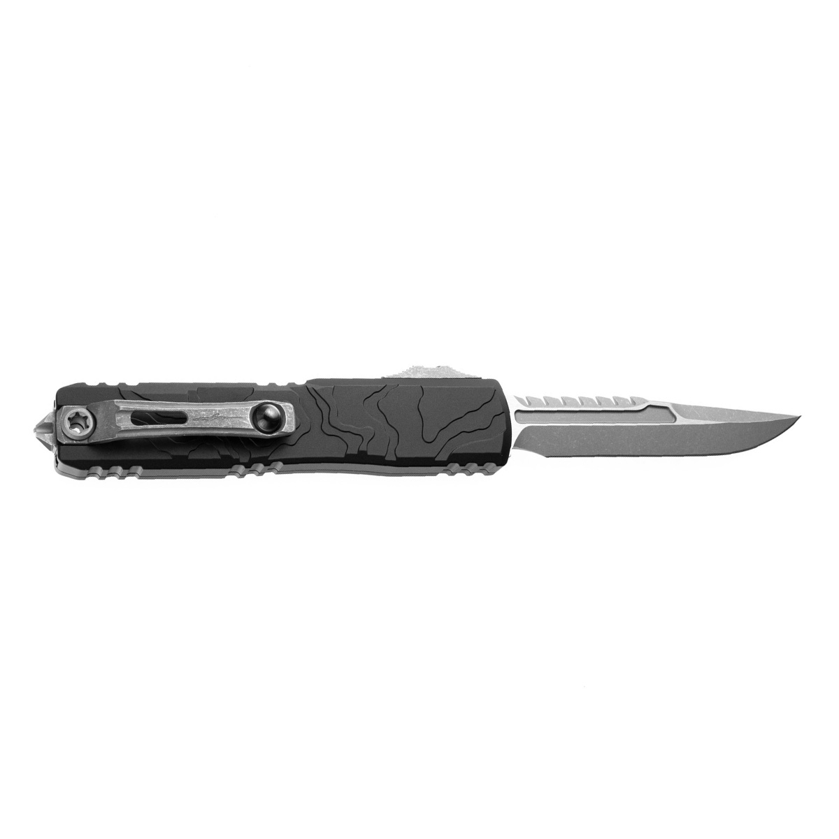 Нож Microtech Ultratech Ex Gen IV Interceptor Sawback Bowie 11174TP-10APS — изображение 2